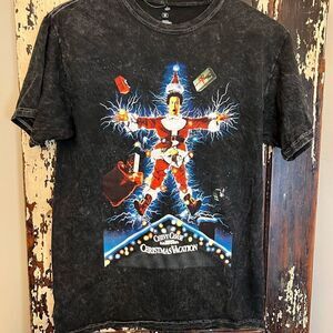 NWOT Ripple Junction Christmas Vacation Clark Griswold mineral wash T-shirt.